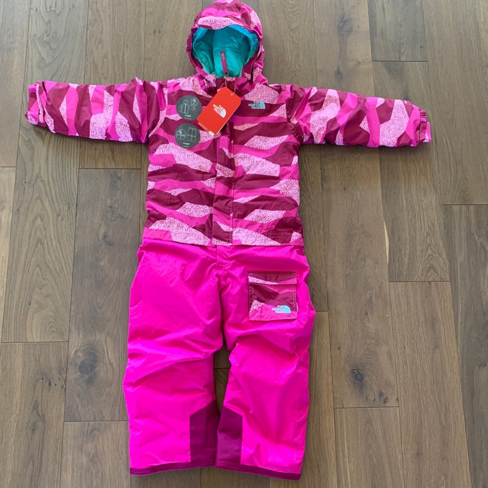 North Face Girls Snow Jumpsuit NWT size 5T